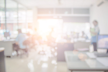 Publisher working at a desk